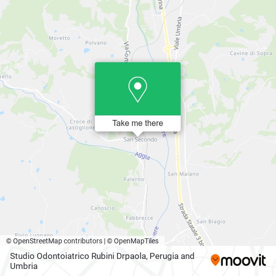 Studio Odontoiatrico Rubini Drpaola map