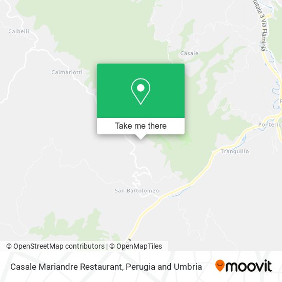 Casale Mariandre Restaurant map