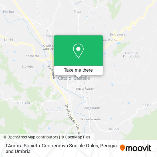 L'Aurora Societa' Cooperativa Sociale Onlus map
