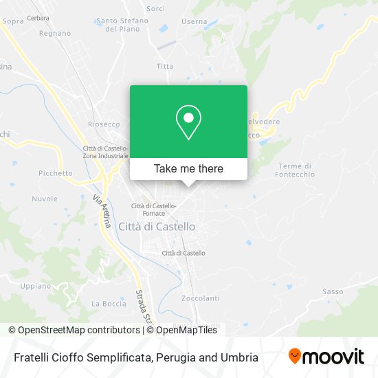 Fratelli Cioffo Semplificata map