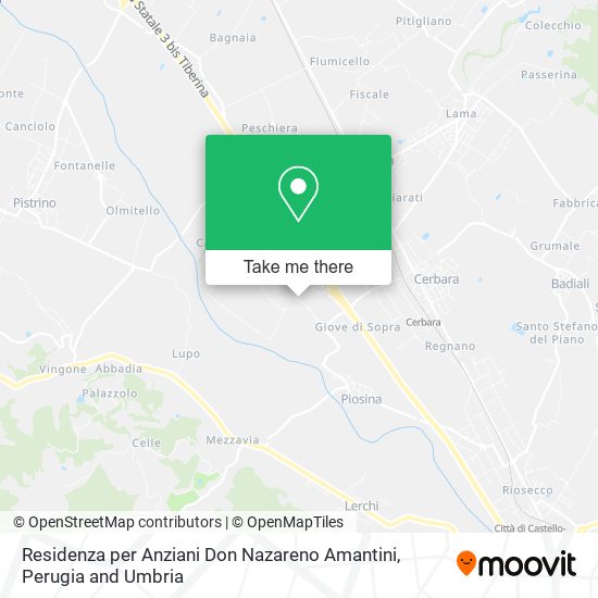 Residenza per Anziani Don Nazareno Amantini map