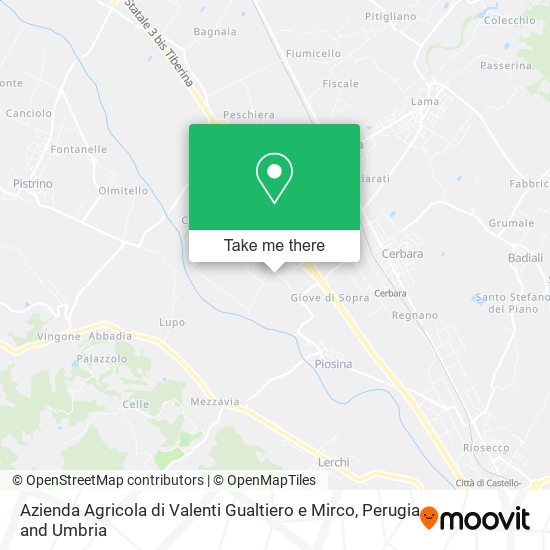 Azienda Agricola di Valenti Gualtiero e Mirco map