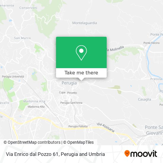Via Enrico dal Pozzo 61 map