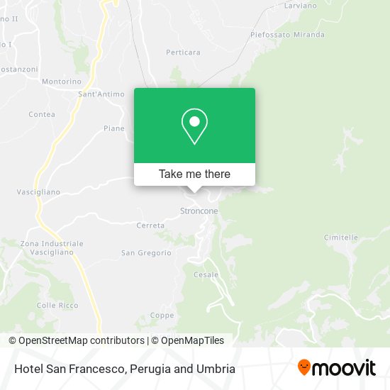 Hotel San Francesco map