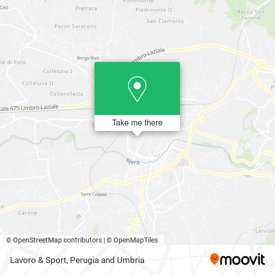 Lavoro & Sport map