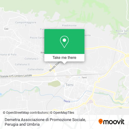 Demetra Associazione di Promozione Sociale map