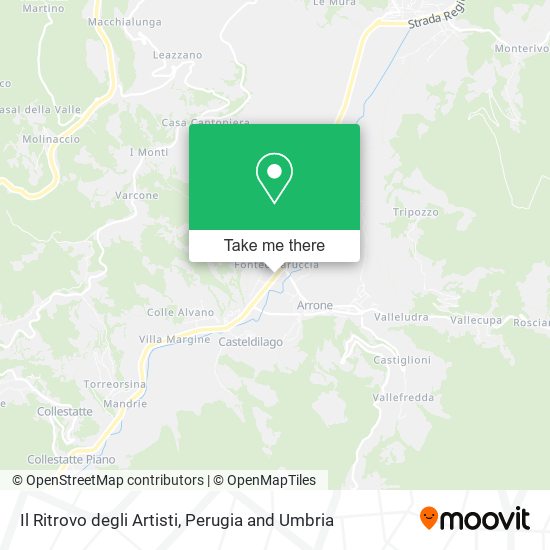 Il Ritrovo degli Artisti map