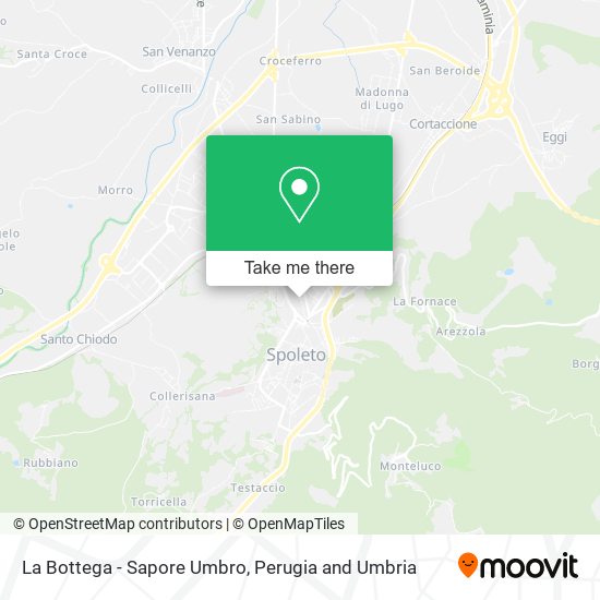 La Bottega - Sapore Umbro map