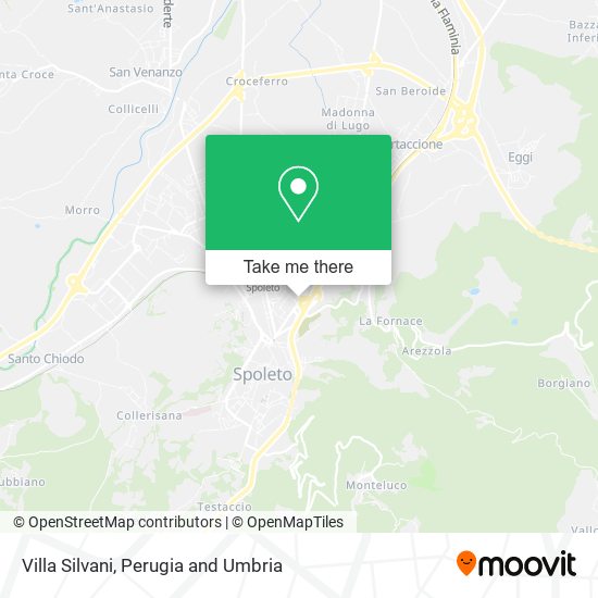 Villa Silvani map