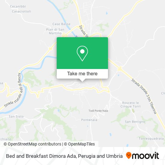 Bed and Breakfast Dimora Ada map