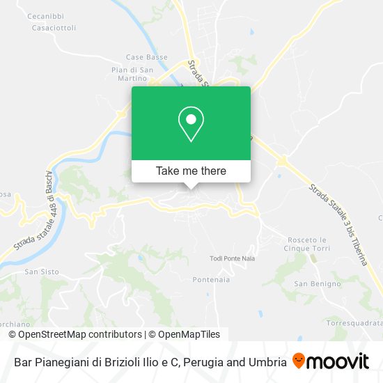 Bar Pianegiani di Brizioli Ilio e C map