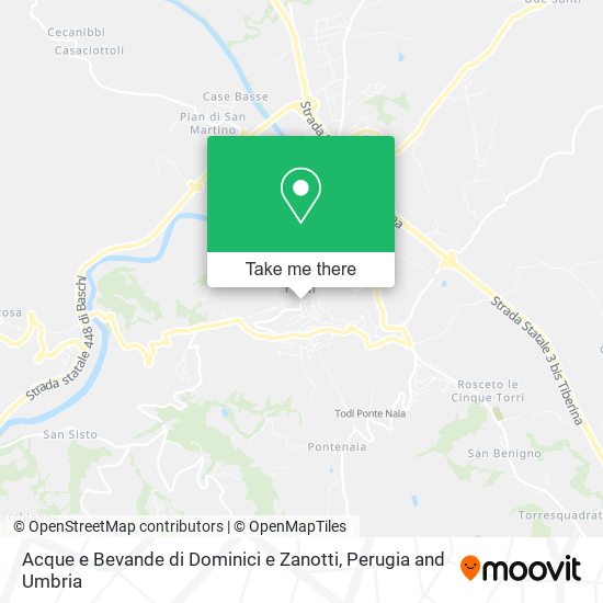 Acque e Bevande di Dominici e Zanotti map