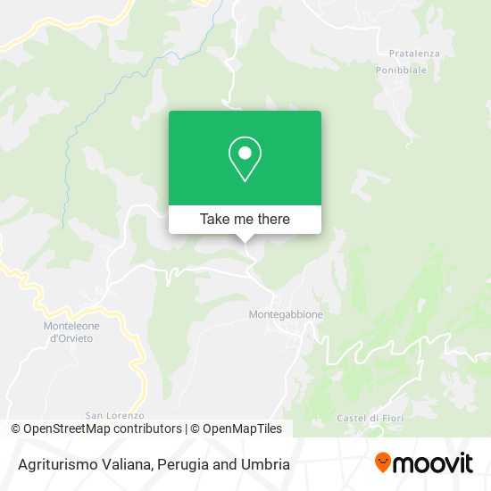 Agriturismo Valiana map