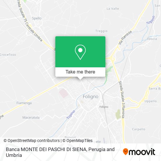 Banca MONTE DEI PASCHI DI SIENA map