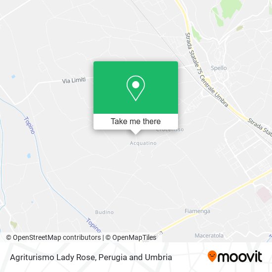 Agriturismo Lady Rose map