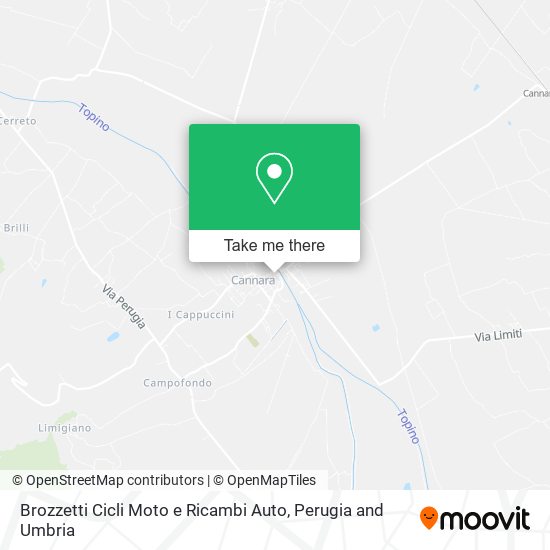 Brozzetti Cicli Moto e Ricambi Auto map