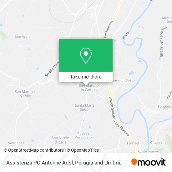 Assistenza PC Antenne Adsl map