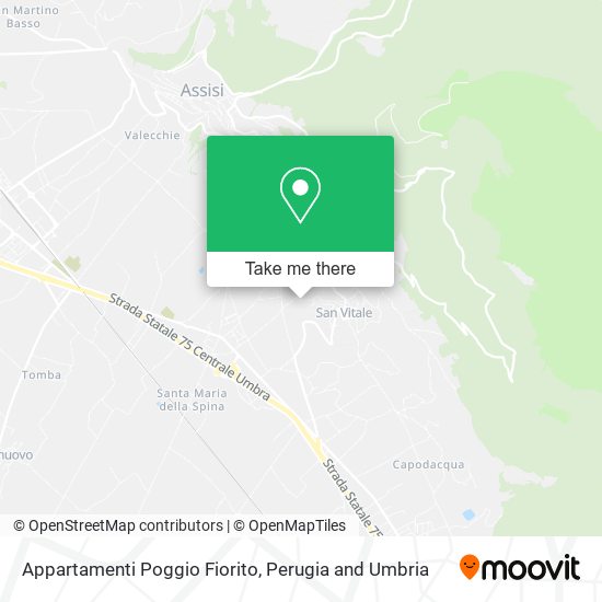 Appartamenti Poggio Fiorito map