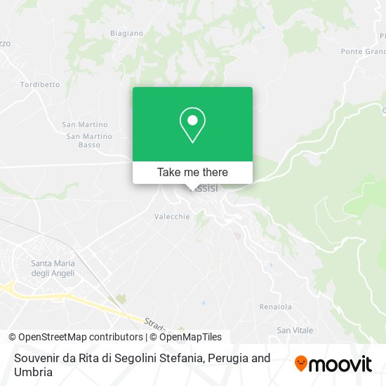 Souvenir da Rita di Segolini Stefania map