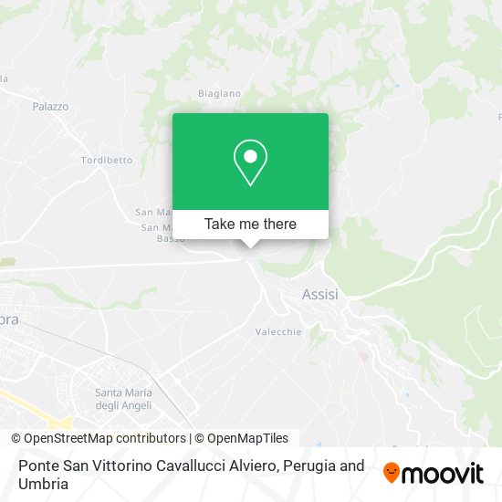 Ponte San Vittorino Cavallucci Alviero map