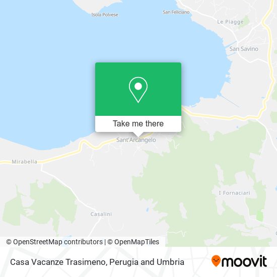 Casa Vacanze Trasimeno map