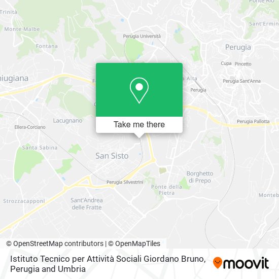 Istituto Tecnico per Attività Sociali Giordano Bruno map