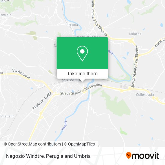 Negozio Windtre map