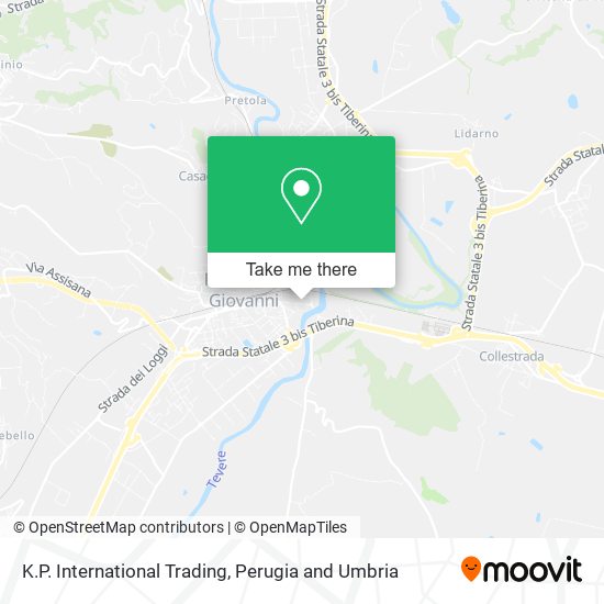 K.P. International Trading map