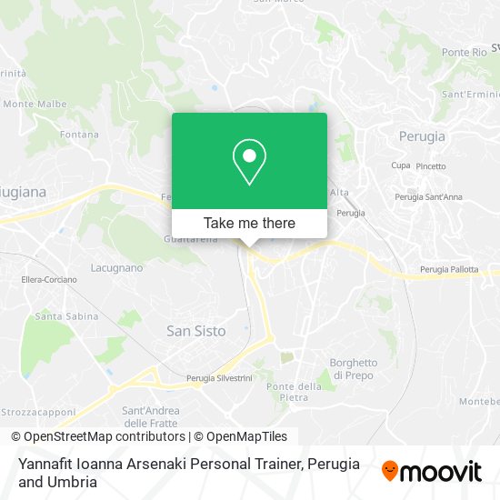 Yannafit Ioanna Arsenaki Personal Trainer map