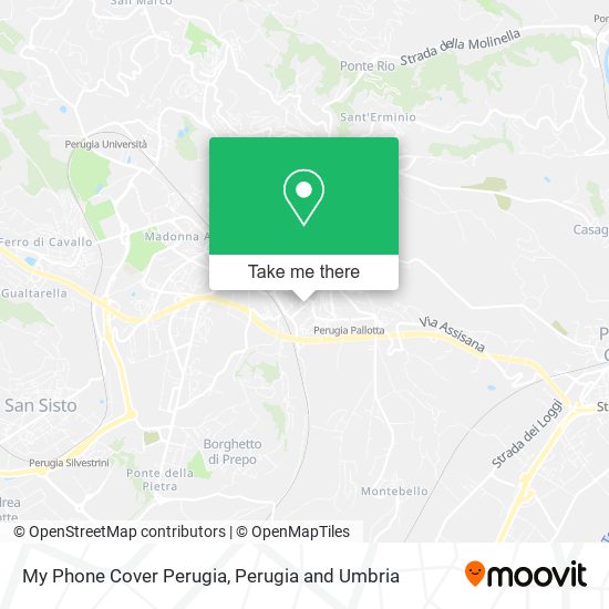 My Phone Cover Perugia map