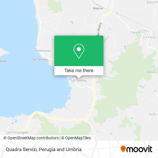 Quadra Servizi map