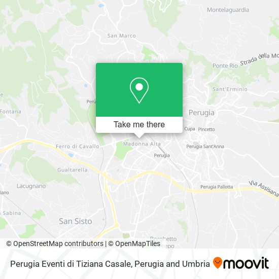 Perugia Eventi di Tiziana Casale map