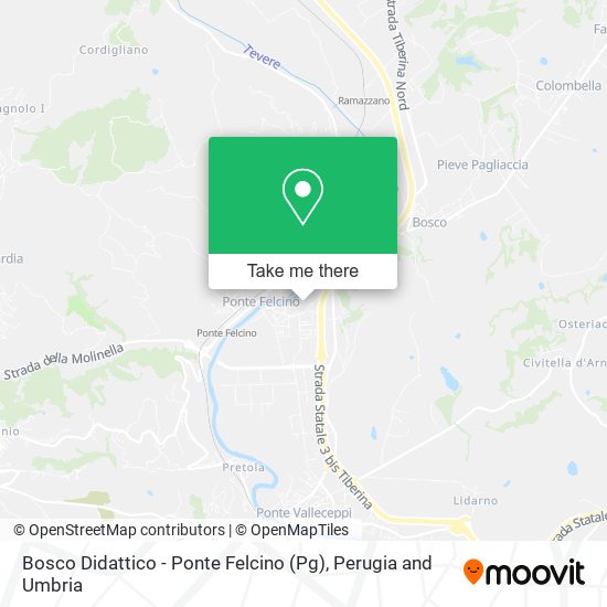 Bosco Didattico - Ponte Felcino (Pg) map