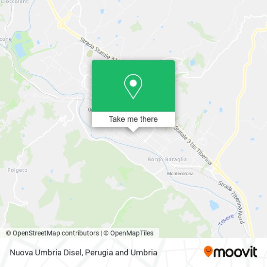 Nuova Umbria Disel map