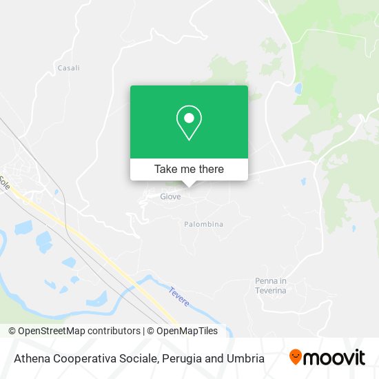 Athena Cooperativa Sociale map