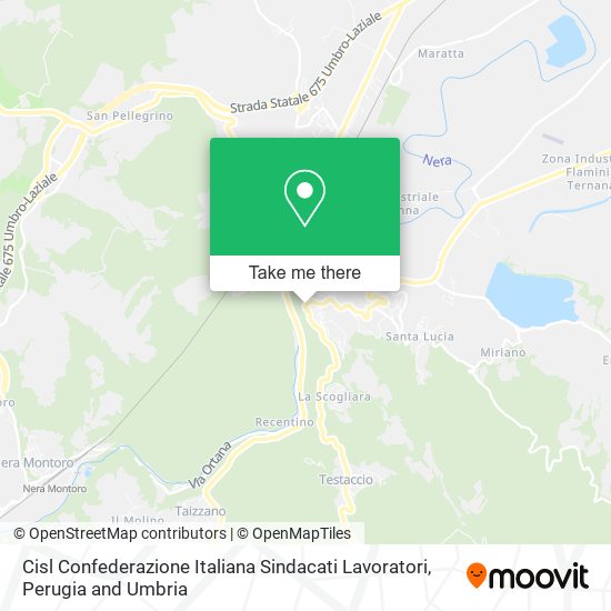 Cisl Confederazione Italiana Sindacati Lavoratori map