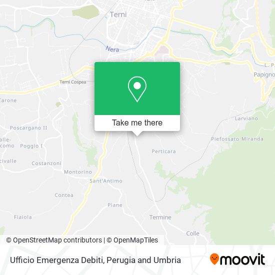 Ufficio Emergenza Debiti map