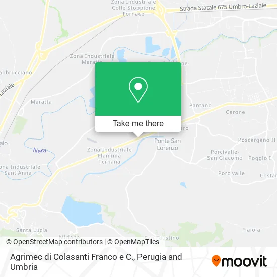 Agrimec di Colasanti Franco e C. map