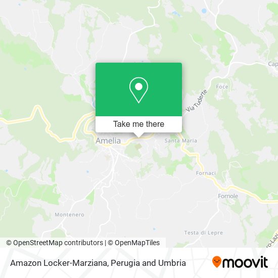 Amazon Locker-Marziana map