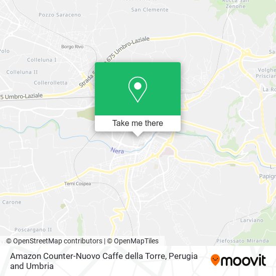 Amazon Counter-Nuovo Caffe della Torre map