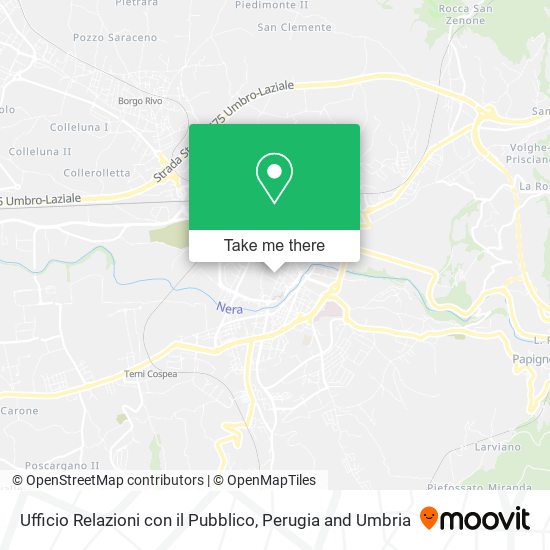 Ufficio Relazioni con il Pubblico map