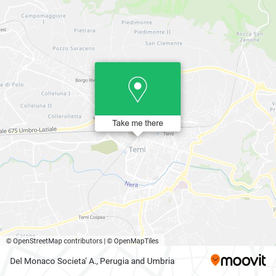 Del Monaco Societa' A. map