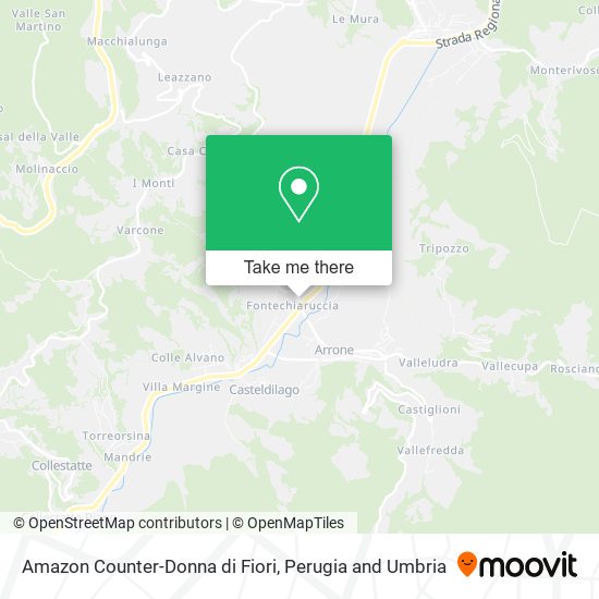 Amazon Counter-Donna di Fiori map