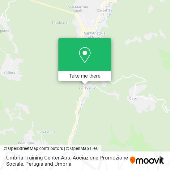 Umbria Training Center Aps. Aociazione Promozione Sociale map
