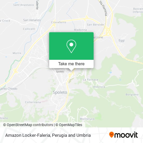 Amazon Locker-Faleria map