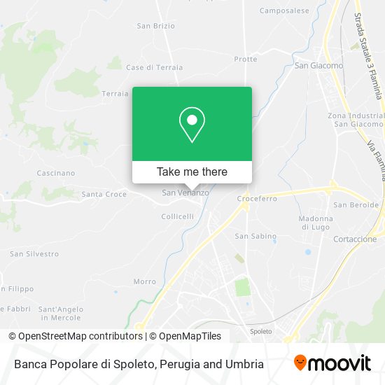 Banca Popolare di Spoleto map