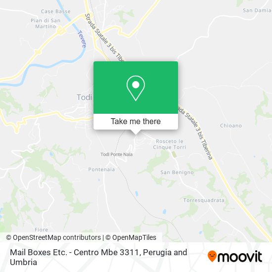 Mail Boxes Etc. - Centro Mbe 3311 map