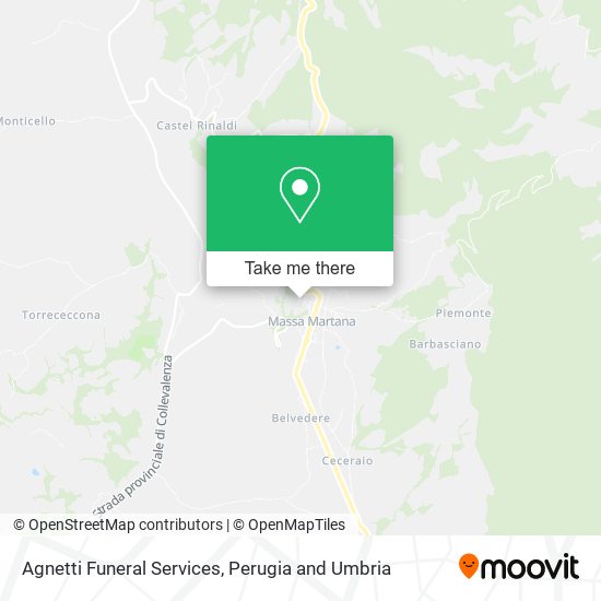 Agnetti Funeral Services map