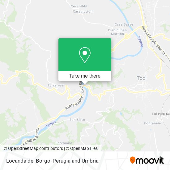 Locanda del Borgo map