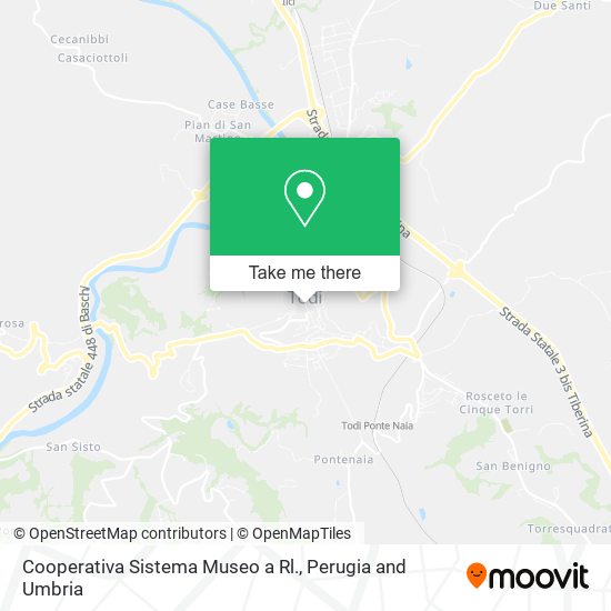 Cooperativa Sistema Museo a Rl. map